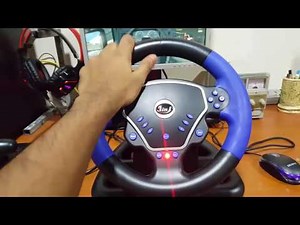 Gaming steering wheel reviwe in csinhala