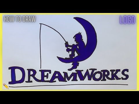 How to draw DreamWorks logo ✏️