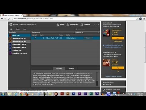 Adobe Flash CS6 Tutorial: Exporting HTML5 Files