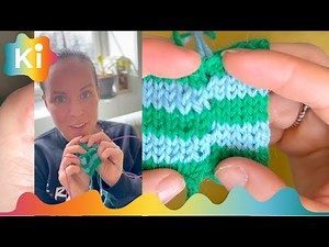 Hvordan strikke striper med usynlig overgang på rundpinne