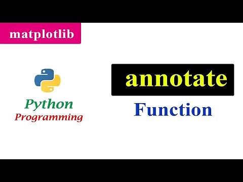 How To Add Annotation To The Plot | Annotate Function in Matplotlib | Python Tutorials