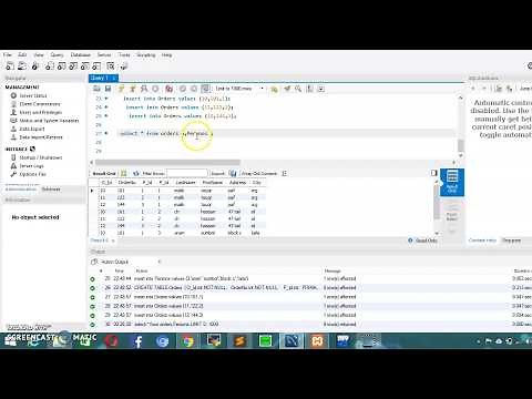 How to create foreign keys in MYSQL and its use with PHP