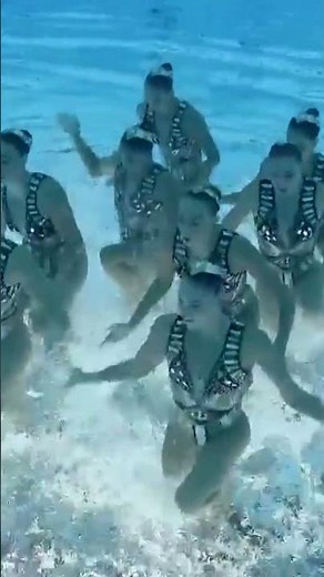 UNBELIEVABLE ANGLES of artistic swimming 😲