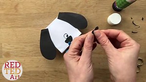 Easy Paper Dog Hand Puppet for Kids - Red Ted Art - Kids Crafts