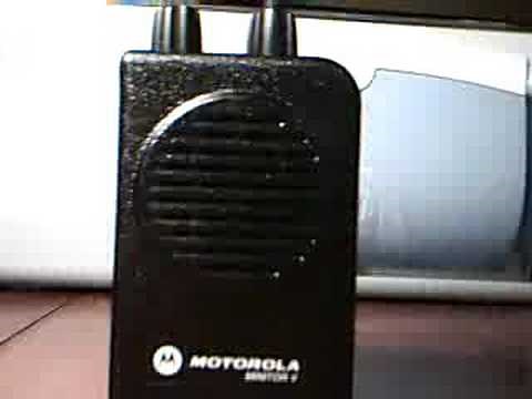 Motorola Minitor V demo
