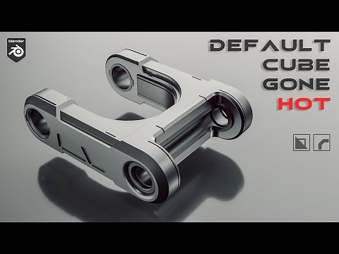 Hard Surface Modeling Tutorial in Blender - with HardOPs and Boxcutter.