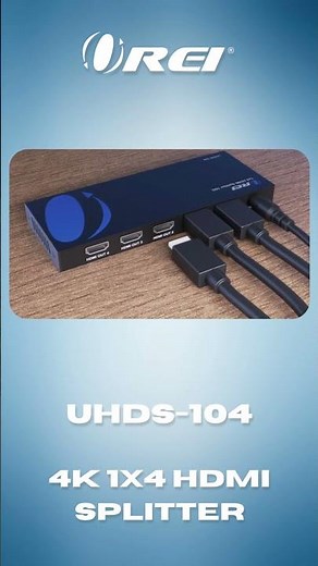 Duplicate 4K Screens Instantly! OREI 1x4 HDMI Splitter Demo