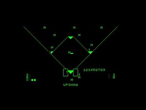 Baseball - (1977) - Commodore PET - gameplay