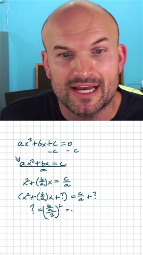Where the Quadratic Formula Actually Comes From #algebra #math #shorts