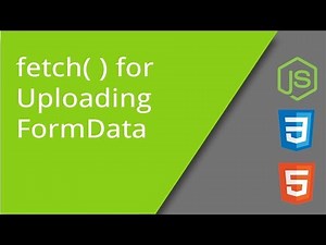 Sending AJAX Form Data to the Server with fetch