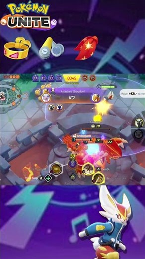 (Insane outplays) CINDERACE clutches the game ft. GROUDON assist #pokemonunite