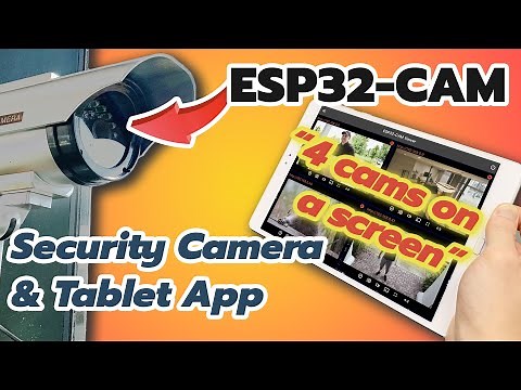 Multiple ESP32-CAM for Security System (ft. Android Tablet)