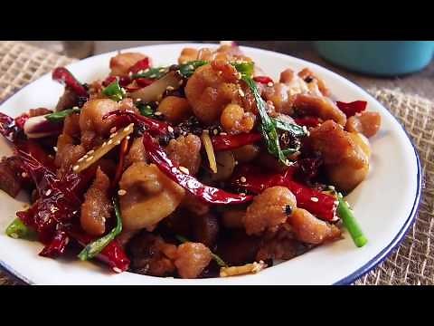 Easy Chinese Recipe: Sichuan Spicy Chicken 辣子鸡 Szechuan Style Recipe • Chinese Chicken Recipe