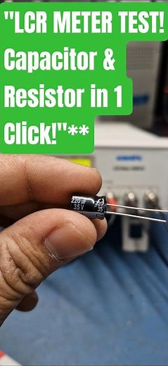 LCR Meter Explained in 60 Seconds! | Measure Capacitance & Resistance Like a Pro 🔧📏