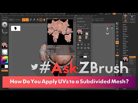 #AskZBrush - "How Do You Create A Texture Map From Polypaint?"