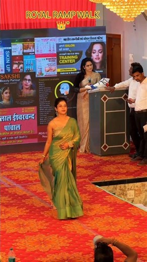 Royal Sari Ramp Walk 👑🔥#shortvideo #fashion #trending #2026