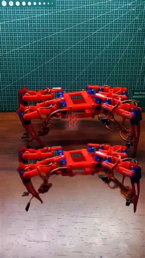 A robotic hexapod and Quadropled robot with 12 servos
