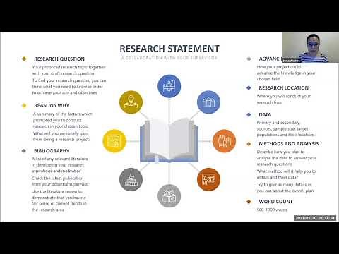 How to write a research statement when applying for a PhD?