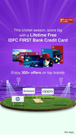 Why settle for less when you can unlock 300 deals on leading brands? From electronics to everyday essentials, save more with your Lifetime Free IDFC FIRST Bank Credit Card. | IDFC FIRST Bank
