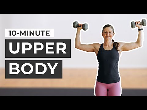 10-Minute Toned Arms Workout (At Home, Dumbbells Only)