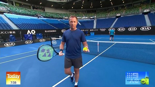 91K views · 217 reactions | Sam Groth holds the record for the fastest serve, clocking at 263 Km/Hr! Clint Stanaway stepped up to the challenge and gave us a look at facing the big man's serve.  Join our dedicated Facebook group Tennis on Nine | Wide World of Sports | Facebook