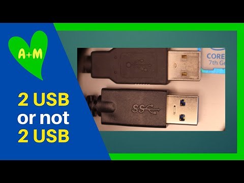 How to identify USB 2 and USB 3 ports on a computer