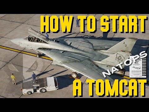 DCS F-14 Tomcat Pilot Startup Tutorial - Real life procedures explained