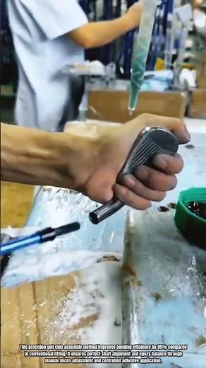 Innovation Golf Club Assembly Tool: Way to Bond Shaft and Head with 95% Precision Alignment