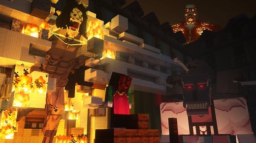 | Shingeki no Craft 2 | Attack on Titan Datapack for 1.20.5 ! Minecraft Data Pack