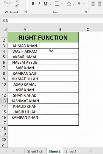 86K views · 512 reactions | Master RIGHT Function in Excel | Extract...