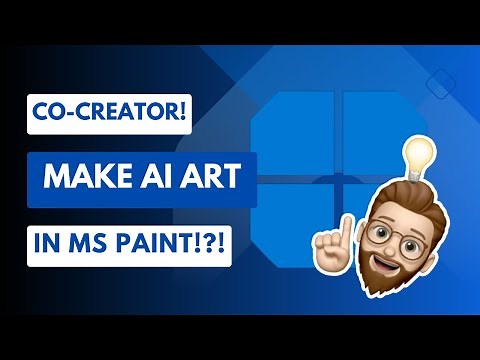 Unleash Your AI Creativity with Co-creator in Microsoft Paint!