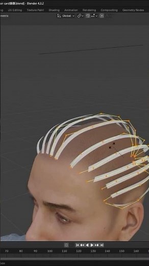 How to Make Low Poly Hair in Blender | Easy Stylized Hair Tutorial