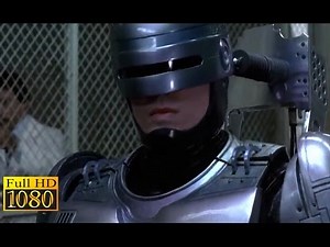 RoboCop (1987) - Detroit Police Department Meets RoboCop Scene (1080p) FULL HD
