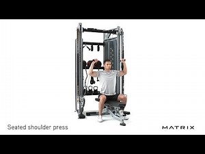 Seated Shoulder Press Exercises | Versa Functional Trainer | Matrix Fitness