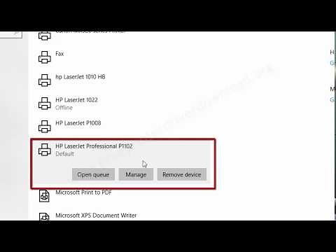 How to Install HP Laserjet p1102 Printer Driver in Windows 10