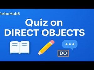 Grammar Quiz | Direct Object | Test Your Grammar Skills | VerboHub5