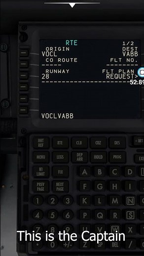 FMC Setup from SimBrief #navigraph #msfs2020 #pmdg737 #simbrief