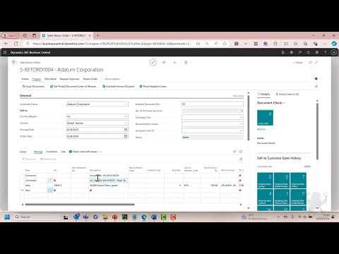Guide to Replacing Returned Items in Dynamics 365 Business Central