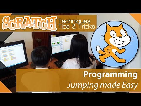 Scratch - Tutorial 08 - Jumping in Scratch made Easy