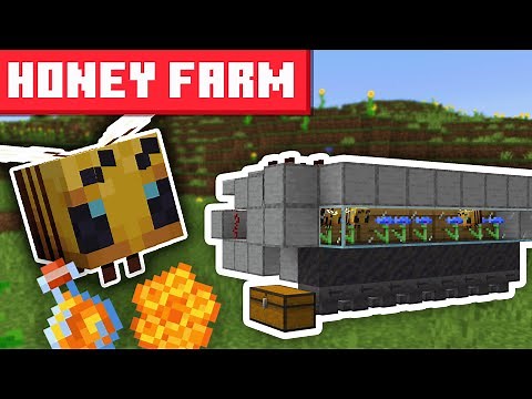 Minecraft Honey Farm 1.21.11+ - BEST DESIGN