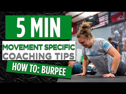 How To | Perform the Burpee - With Efficiency & Good Mechanics