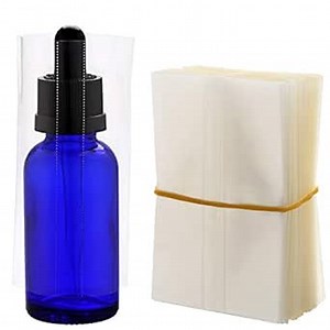 200Pcs PVC Heat Shrink Wrap Film for Glass Bottles 30ml, Clear Heat Shrink Wrap/Shrink Wrap Bottle