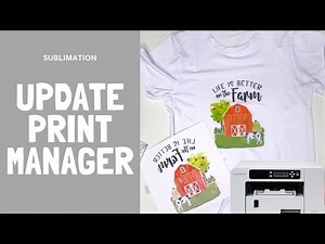 New Creative studio how to update print manager