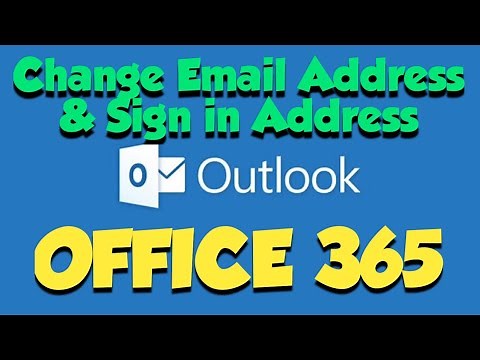 How to Change Email Address & Username in Office 365