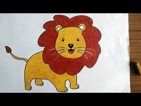 How to Draw a Lion Step By Step | Drawing a Lion | Draw Smart