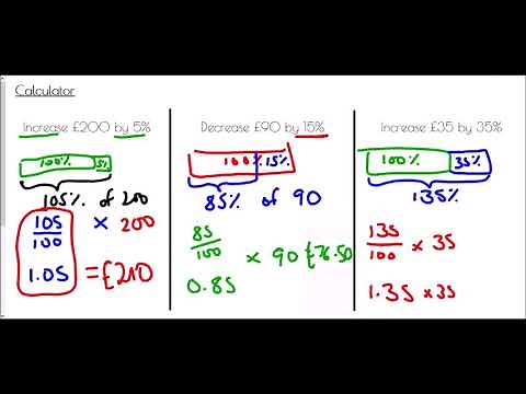 Percentage Increase/Decrease - Mr Morley Maths