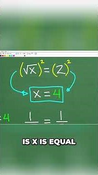 Algebra Square Roots Solving Equations with Caution! #math #maths #algebra