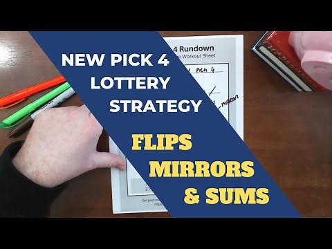 New Pick 4 Lottery System - Sums, Flips and Mirrors