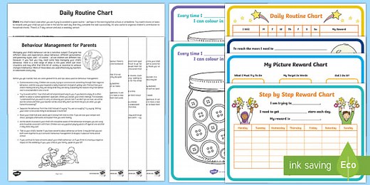 Behaviour Charts Resource Pack