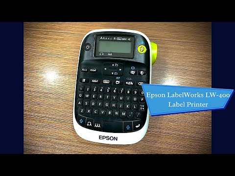 🔵 UNBOXING and REVIEW - Epson LabelWorks LW-400 Label Printer